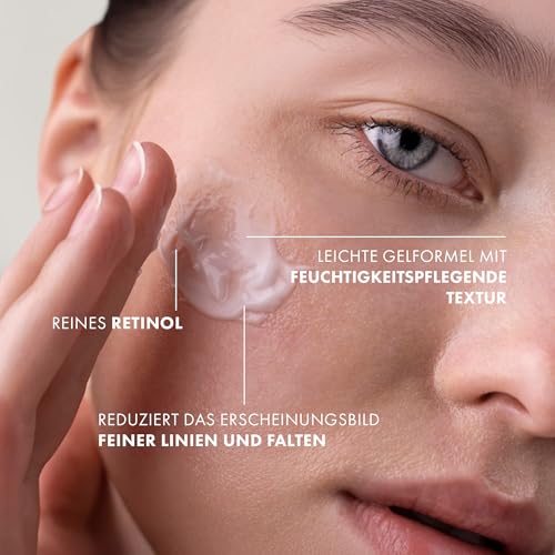 Satin Naturel Retinol Serum 100ml - Retinol hochdosiert mit Hyaluron + BIO Aloe Vera + Niacinamide + Salicylsäure (BHA) - Falten Weg Soforteffekt, strahlende Haut - Für empfindliche Haut - Vegan – Bild 5
