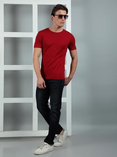 Image of Dollar Pack of 1 Cotton Solid Men Tshirt