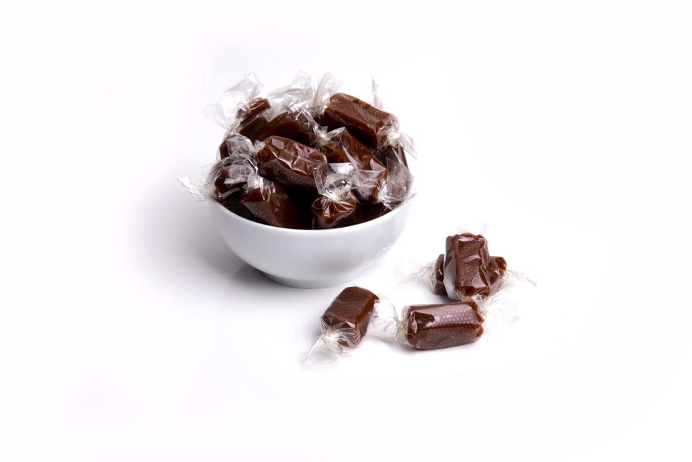 BRIEUC – 1KG de Bonbons Mous au Caramel au Beurre Salé (Sel de Guérande) - Gourmandise Bretonne 100% FRANÇAISE