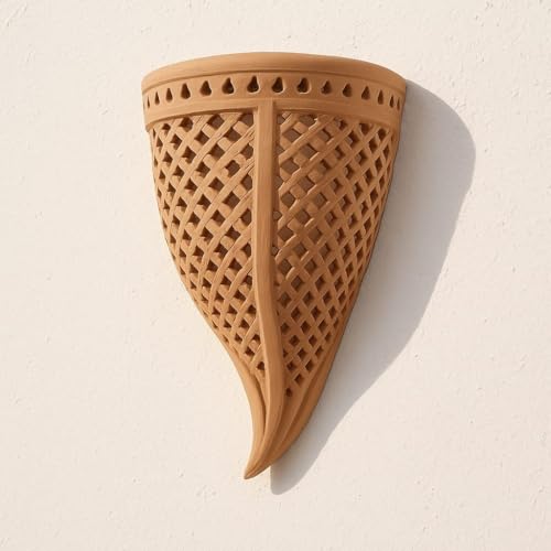 Generico Applique da Parete Esterna in Terracotta Tunisina Fatta a Mano: Illuminazione Unica per Ogni Ambiente 0211201001
