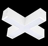 Zarivy Linearer Prismatischer Deckendiffusor, Gehäuseanschlüsse, ideal für gleichmäßige Lichtverteilung in Gewerbe- und Wohnräumen.