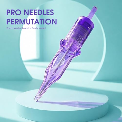 Image of Mast Pro Tattoo Cartridges 20Pcs Disposable Needles Bugpin Round Magnum 1205RM