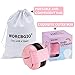 WORCBGIO Infant Ear Protection Headphones with Adjustable Elastic Headband&Comfortable White Muffs Baby Earmuff Helps Sleep Well & Reduce Noise (Donut,Pink
