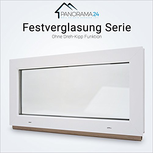 Preisvergleich Produktbild Kellerfenster - Kunststoff - 60mm Profil Festverglasung (FIB) - weiß - 2-fach-Verglasung - BxH: 40x50 cm - verschiedene Maße - schneller Versand