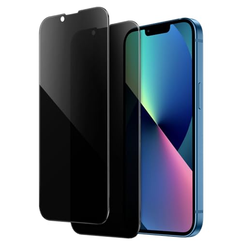 JETech iPhone 16e 2025, iPhone 13/13 Pro 6.1C`pvCoV[tB Sʕی `h~ KXtB X܂ŃJo[ P[XɊȂ 2Zbg