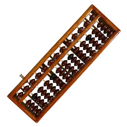 FUNOMOCYA 桁製そろばん 学習用算盤 教育ツール 安定設計 多機能 実 丈夫で 学生 大人向け計算補助器具