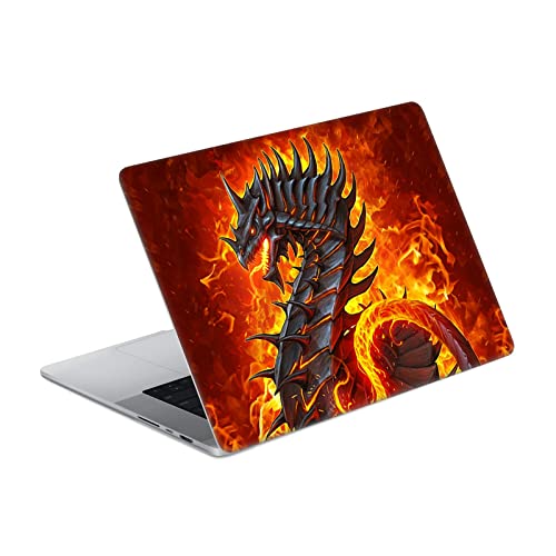 Autocollant MacBook Pro 16 A2485 Dragon pour Personnaliser Votre Espace de Travail Cafe