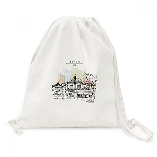 Sac de voyage à cordon Chengdu résistant pour le quotidien