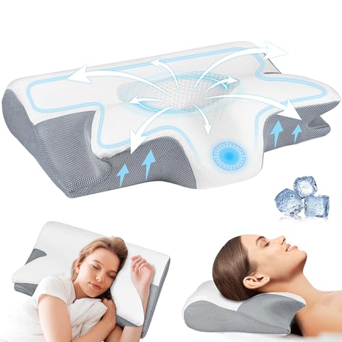 Opiniones y reviews de Almoadas los más solicitados. 49 KIROGILY Almohada Memory Foam, Almohadas Ortopedica Cervical Pueden Aliviar el Dolor, Almohada Ergonómica para Personas Que Dormir de Lado, Boca Arriba o Boca Abajo, con Fundas de...