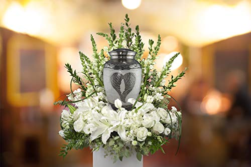 Image of Angel Wing Cremation Urns for Human Ashes Adult Female Angel Urns for Ashes