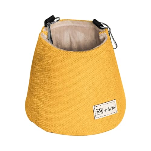 de cama con escalera de azúcar, cama de ardilla para jaula, jaula para planeador de azúcar, de hamaca para jaula | Cama de animales cálidos de forro polar | Hamaca para animales