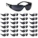 Tinted Safety Glasses, One Size, Anti-Scratch, Impact Resistance (12 Pack), ANSI Compliant
