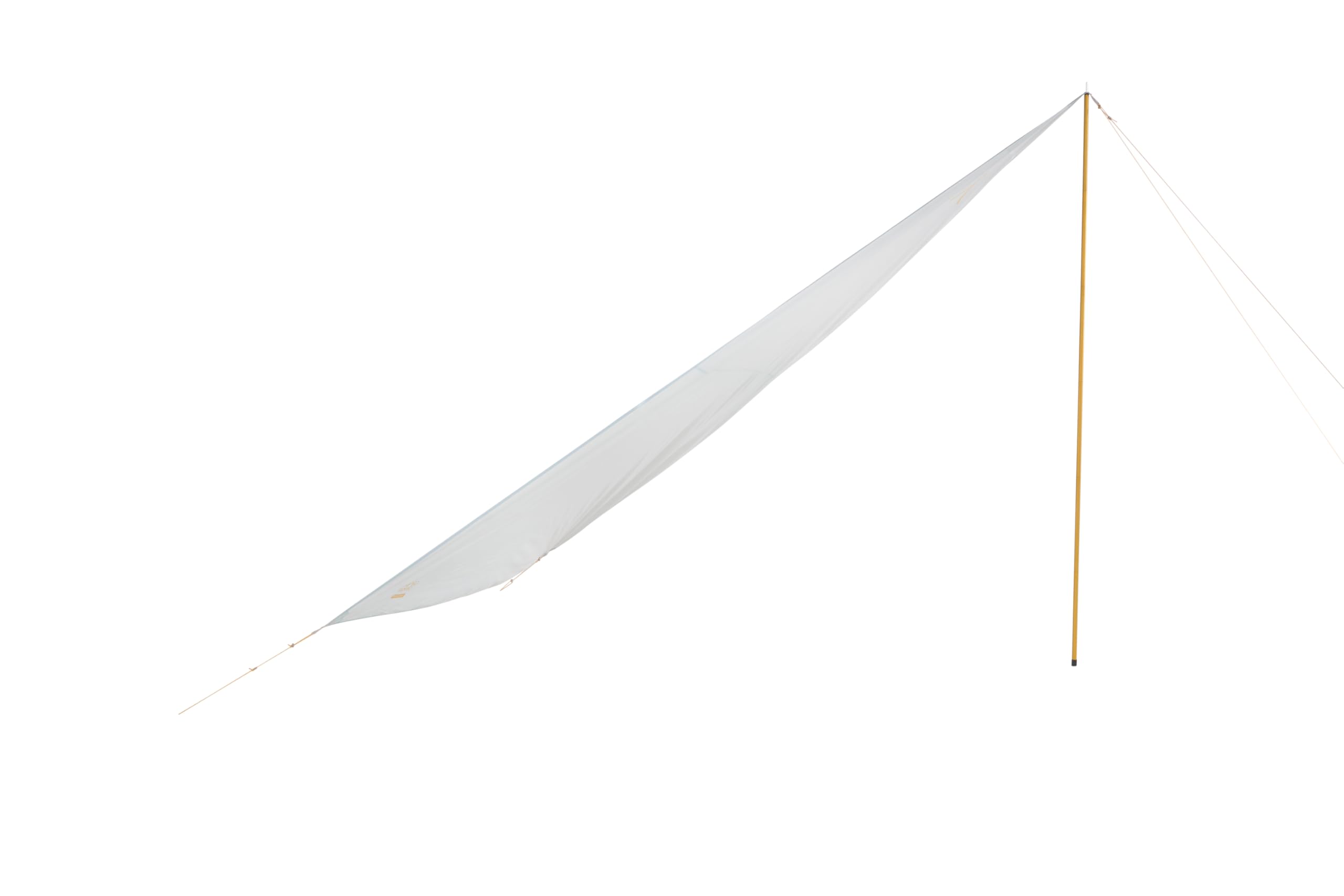 GRAND CANYON Zuni RAY PRO/Dreieck-Tarp 350×316 cm/Ultraleichtes Shelter für Zelt, Biwak & Outdoor/Inkl. Alu-Stange, Heringe & Abspannseile/Wasserdicht & UV 50+AG29