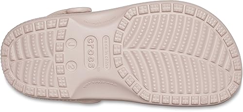 Image of Crocs Kids Classic Glitter Clogs, Pink Clay Shimmer, 11 Little Kid