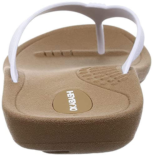 Image of OKABASHI Women's Breeze Flip Flop | Contoured Footbed w /Arch Support for All-Day Comfort | Slip-Resistant & Waterproof | Sustainably Made in The USA