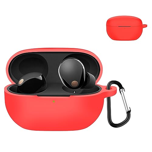 KANOYO�u2023���ǃ��f���vSony WF-1000XM5�p�P�[�X �C���[�z�� �p �V���R���ی�P�[�X sony wf-1000xm5�S�ʕی�J�o�[ �ϏՌ� �����[�d�\ �h�� �h�o �����h�~ (���b�h)