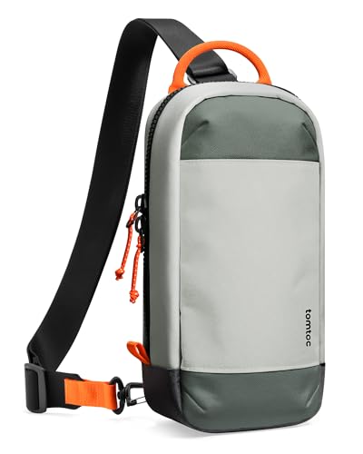 Image of tomtoc Sling Crossbody Bag for Nintendo Switch 2, Protective Travel Chest Carrying Gaming Pouch with 8 Game Cartridges Slots