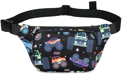 LEDAOU Kids Fanny Pack Belt Bag Boys Girls Crossbody Bags Purse Cute Chest Bag Toddler Waist Pack with Adjustable Strap