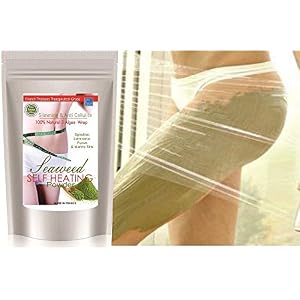 Envoltura Termo Relajante con Algas Marinas ● Polvo de Algas para Adelgazar y Anti Cellulitis ● Remineralizante Detox…
