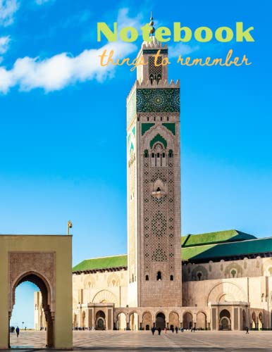 Hassan II Mosque Notebook and Diary for Morocco Lovers Hassan II Mosque Notebook and Diary for Morocco Lovers