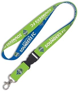 Seattle Sounders FC MLS Sports Two Toned Blue Green Buckle Lanyard