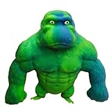 Funny Green&Blue Monkey Toy Figure for Kids and Adults,Stress Relief Gorilla Toy,Stretch Rubber Monkey Toy for Autism,Anxiety Relief,Gifts for Birthday,Christmas