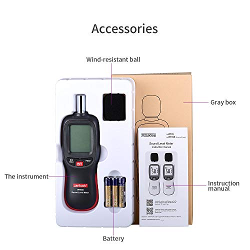 Digital Sound Level Meter with Data Logger 30-130dB(A), Decibel Meter Sound Level Reader, Noise Detector spl Meter A Weighted - Thumbnail 3