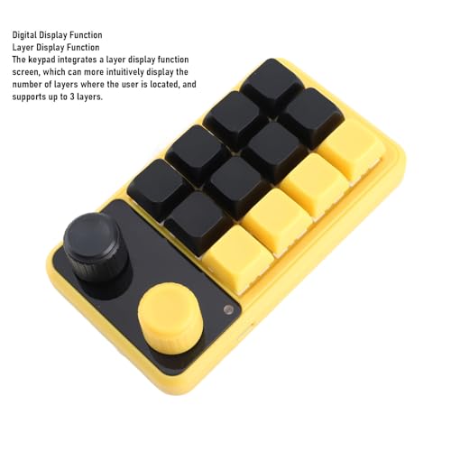 Teclado mecánico Walfront 12 teclas programable USB miniatura 7
