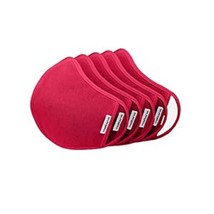 (20 Masks Pieces per Pack) Craft & Soul Mattana Face Mask Cover Reusable Washable Comfortable Fabric Cloth