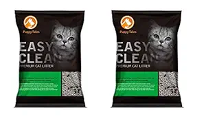 Puppy Tales 100% Natural Fresh Scented Bentonite Cat Litter Sand (5 L) (Apple (Pack of 2))