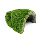 El refugio cubierto de roca está diseñado exclusivamente para crear un hábitat natural.
