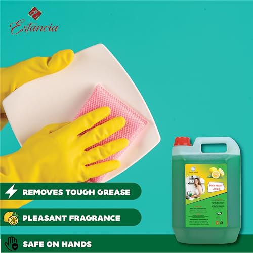Image of GOVIN WASH Washing machine liquid detergent sky blue+Dish Cleaning Gel green pack of(2)10 L
