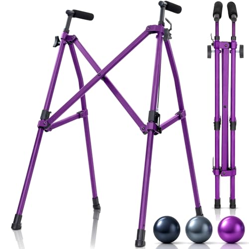 Vive Mobility Ultra-Lightweight Folding Walker for Seniors & Adults - Narrow Walker for Small Spaces - Adjustable Portable Mobility Support - Compact & Collapsible for Travel - Weighs Only 5.5 lbs