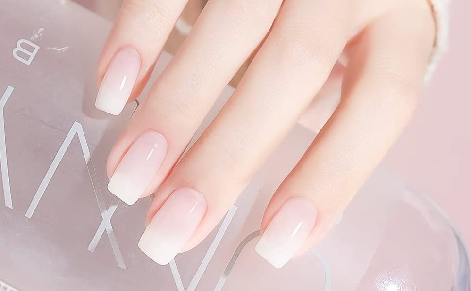 Miniatura 6 de Vishine Juego de 6 esmaltes de uñas de gel blanco lechoso colección de colores blanco frío UV LED kit de gel de uñas para el hogar bricolaje salón