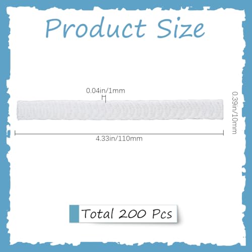 GORGECRAFT Protetor de caneta pincel de maquiagem, 200 peças, reutilizável, protetor de carretel de