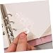 NUOBESTY 3sets Self Adhesive Hole Reinforcement Stickers for Loose Leaf Paper Transparent Repair Labels and Easy to Use for School and Office Supplies 12sheets*3
