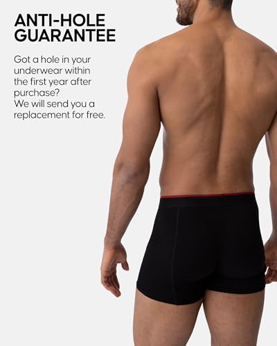 DANISH ENDURANCE Men's Viscose from Bamboo Boxer Briefs (6 or 10-Pack) – Ultra-Soft, Breathable, Tag-Free, With/Without Fly4
