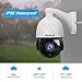 JideTech 5MP PTZ POE Outdoo Camera,Security IP Dome Camera with 20X Optical Zoom Pan/Tilt IR Night Vision Motion Detection IP66 Waterproof