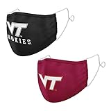 Top of the World NCAA Virginia Tech Hokies Unisex Team Icon Face Mask 2-Pack, Virginia Tech Hokies Maroon, One Size, MTW_340&350