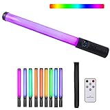 【Handheld & Portable】With 1/4 standard nut, you can mount it on a tripod. Or hold this small (50 x 4x 4cm) and lightweight (0.26 oz) ice light with one hand in an ergonomic design. It comes with a portable carry bag with handle. Comfortable to wear.