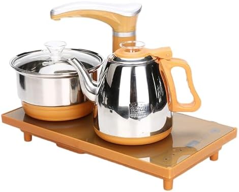 MOYEE Fully Automatic Tea Set,全自动上水茶具套装电磁炉茶盘 Chinese Gongfu Tea Tray 烧水壶底部上水一体泡茶台家用智能 A46 image 4