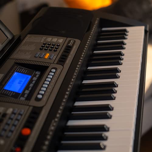 Axus AXP2L Clavier portable à 61 touches lumineuses type piano, synthétiseur à touches dynamiques lumineuses de taille… - Les Beatles, Paul McCartney, John Lennon, RIngo Starr, George Harrison Axus AXP2L Clavier portable à 61 touches lumineuses type piano, synthétiseur à touches dynamiques lumineuses de taille… – Image 5