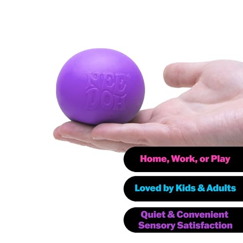 Image of Schylling NeeDoh Original - Sensory Fidget Toy - Purple - Ages 3 to Adult , 1 Count ( Pack of 1)