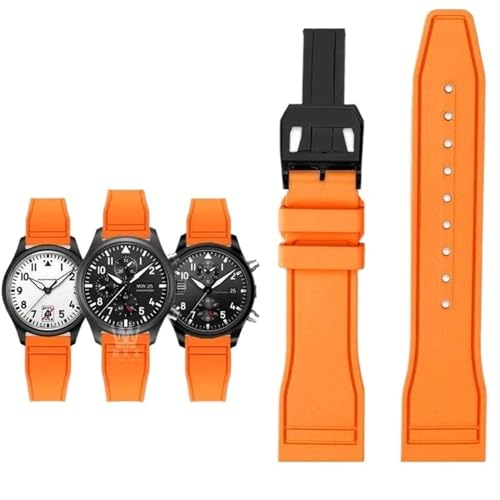 Bracelet montre en fluorocaoutchouc pour IWC Pilot AMG Petronas 20mm 21mm 22mm