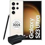 Samsung Galaxy S23 Ultra, Caricatore incluso, Smartphone Android, Display 6.8'' Dynamic AMOLED 2X, Fotocamera 200MP, RAM 12GB, 1TB, 5.000 mAh, Cream [Versione italiana]