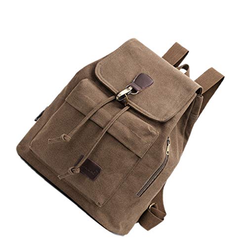 Arichtop Bolso Mochila Mochila Retro Lienzo Mochila Mochila del Cubo del Lazo Muchachas de Las Mujeres