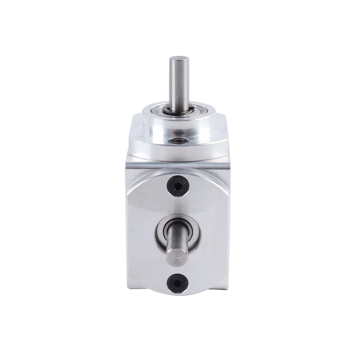 Qury Rechtwinkliges Getriebe, 1: 1 Vordere Doppelabtriebswelle, Aluminiumrahmen Einfaches Mechanisches DIY-Modul Mit 6mm Welle
