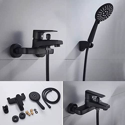 Robinet de baignoire mural noir pour remplacer votre vieux mitigeur