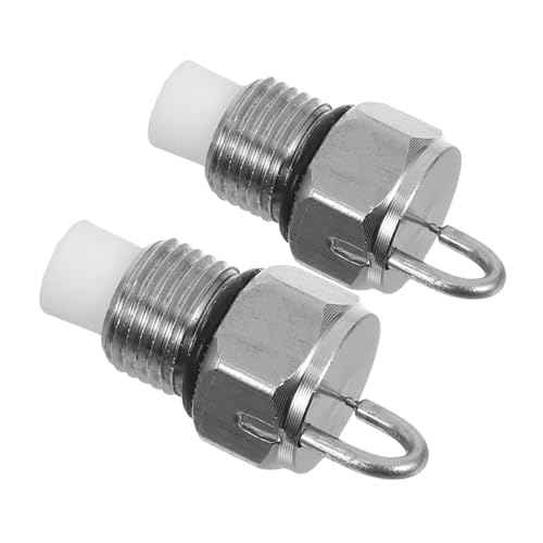 Levemolo 2pcs Stainless Steel Pin High Pressure Misting Nozzle Replacement Heads 0.3mm Hole Outdoor Misting Nozzle Fogging for Spray Cooling System