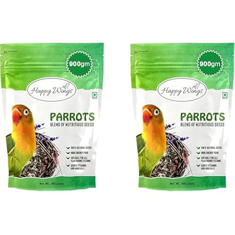 Happy Wings 1.8KG Parrot Seed Mix Cover